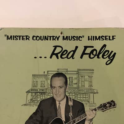 1958 Red Foley mister country music Guild advertising card 1950s memorabilia image 4