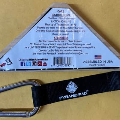 Pyramid Pad by RimRiser USA Pocket Practice Pad Red image 3