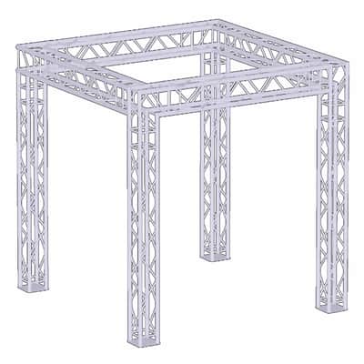 Prox 10x10 Exhibition Module Tradeshow Booth Box Truss Display System image 1