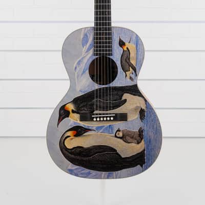 Martin 00L Biosphere IV Limited Edition Grand Concert Acoustic Guitar, Solid Spruce Top, Penguins image 16