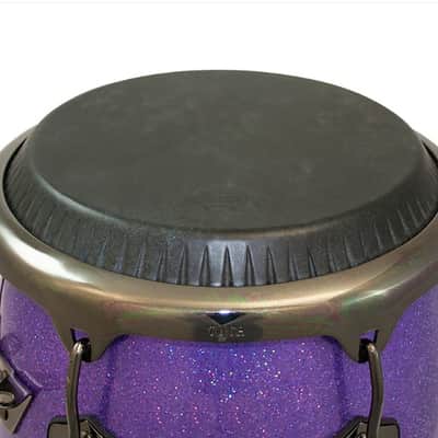 Set of 2 - Jimmie Morales Signature Series Tumba & Quinto Drums - Purple Sparkle image 4