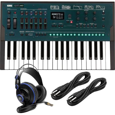 Korg Opsix MkII Altered FM Synthesizer, Presonus HD7, (2) 1/4 Cables Bundle