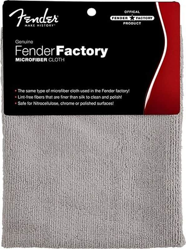 Fender Factory Microfiber Cloth, Gray 2016 image 1