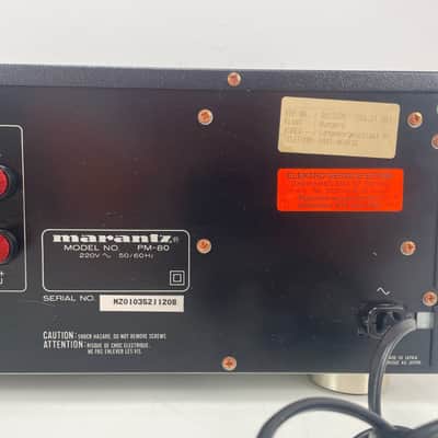 Marantz PM-80 Integrated Amplifier - 100 wat into 8 Ohm - Made in Japan image 10