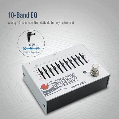 SONICAKE EQ Equalizer Guitar Effects Pedal Tone Group 10-Band image 2