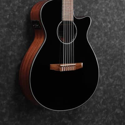 Ibanez AEG50N-BKH AEG Nylon String Guitar 6-String - Black High Gloss image 5