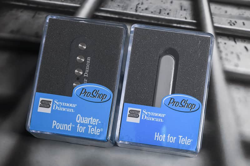 Seymour Duncan STL-3 Qtr Pound Bridge & STR-2 Hot Rythm Neck Tele Guitar Pickup Set image 1
