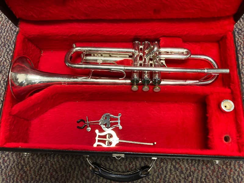 Getzen Capri Trumpet Mid 80's? - Silver plated image 1