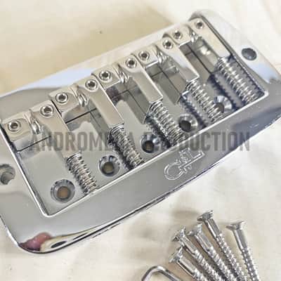 Genuine G&L Bridge Bass 5 string Chrome image 7