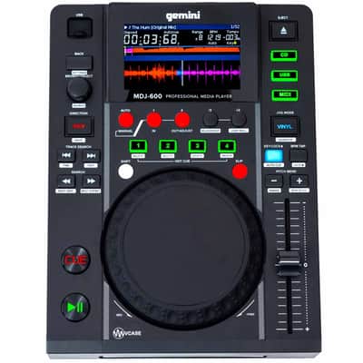 Gemini MDJ-600 Professional USB/CD/MIDI DJ Media Player w/ Color Screen image 1