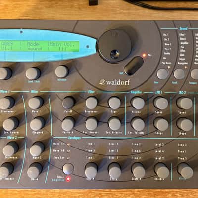 Waldorf Microwave XT "Shadow Edition" 10-Voice (V3 Motherboard) Desktop / Rackmount – Very Good Condition image 2
