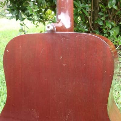 1971 Yamaha FG180 Red Label (New Frets Installed)+Yamaha Original Rocket Case image 8