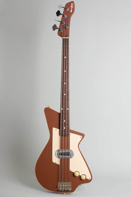 Guttlin Baron Bass Owned by Jeff Tweedy of Wilco Solid Body Electric Bass Guitar (2024), ser. #225, original black tolex hard shell case. image 1