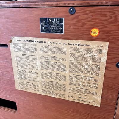 Leslie Model 122 Rotary Speaker Cabinet – Vintage image 8