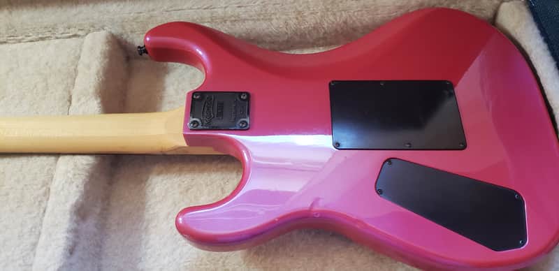 Kramer Original Vintage 1980's Baretta 1 1988-1990 Flip Flop Red
