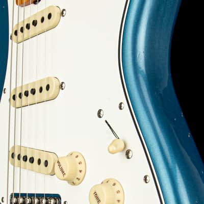 Fender Custom Shop Limited Edition Custom '68 Stratocaster Relic w/ Closet Classic Hardware - Aged Lake Placid Blue #79465 image 11
