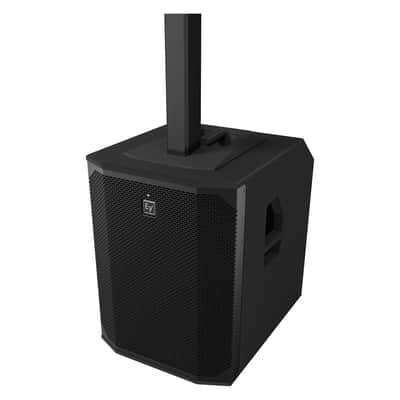 2x Electro-Voice EVOLVE 70 Powered Column Array Black + Odyssey FZEVOLVE70W Case image 8