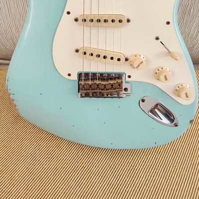 Fender Stratocaster custom shop 57 relic danpher blue 2022 - relic nueva image 2