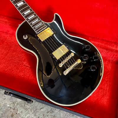 Orville by Gibson Les Paul Custom c 1993 - Black Beauty original vintage MIJ Japan fujigen LPC image 2