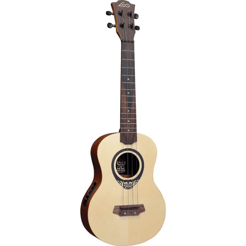 LAG Tenor Slim Arched Back Ukulele With Case image 1