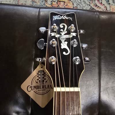 1995 Washburn D95LTD Limited Edition Dreadnaught w/Hard Case image 4