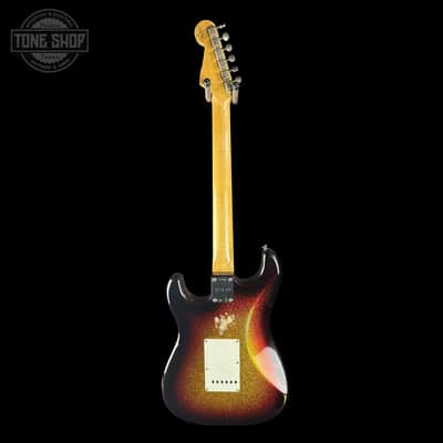 Fender Custom Shop 1963 Stratocaster Relic 3 Tone Sunburst Sparkle w/case TSLTD9OF10 image 8