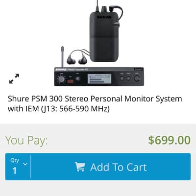 Shure Pms300 Black image 4