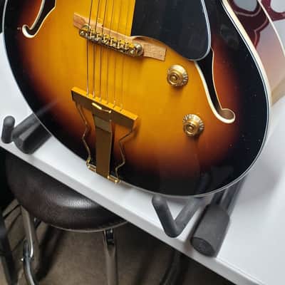 Burny RFA 75 Sunburst Shortscale Jazz Electric Guitar image 2