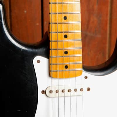 Fender American Vintage '57 Stratocaster Black Electric Guitar 2007 Pre-Owned image 5
