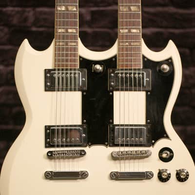 Vintage Ventura Double Neck 6 & 12 String Guitar - Copy of Gibson EDS-1275 image 1