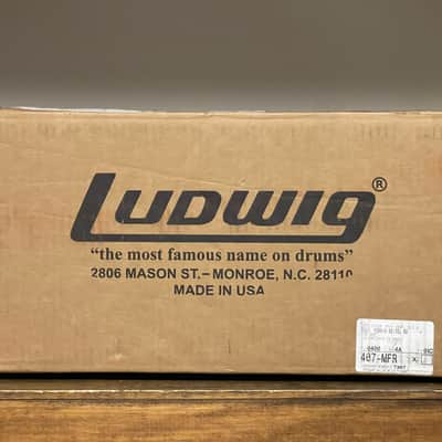 Ludwig LB416 Black Beauty 5x14" 10-Lug Brass Snare Drum New image 11