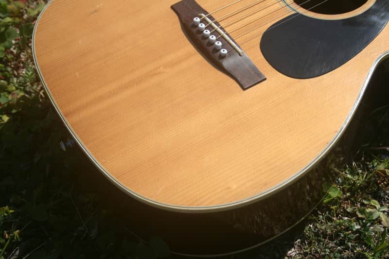 Morris F15 OOO size Guitar by Yoshino Gakki 1970 Natural+Chip