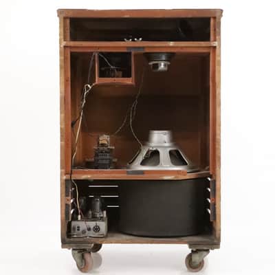 Leslie Model 122 Rotating Speaker Cabinet Cab Organ Amplifier w/ Casters #34786 image 9