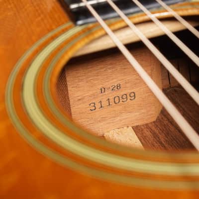 1972 Martin D-28 Dreadnought Guitar (VIDEO! Fresh Work, Ready) image 20