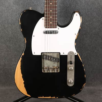 Vintage V62 ICON Electric Guitar - Distressed Black - 2nd Hand image 1