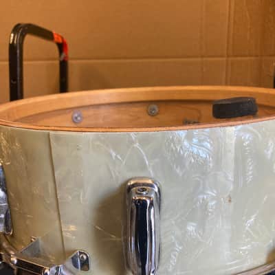 Slingerland – 5x14" Artist Model (Radio King) 3-Ply 8-Lug Snare Drum 1963–1968 – Marine Pearl. Gene Krupa?!? image 18