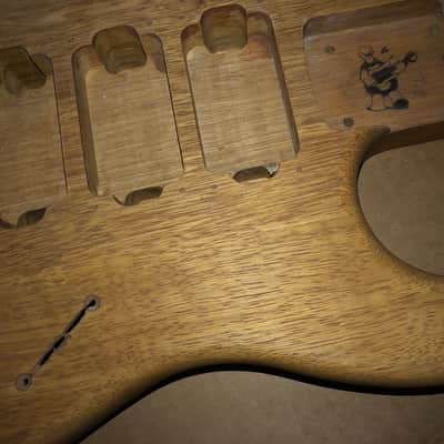 Warmoth Stratocaster hhh floyd rose route guitar body image 3