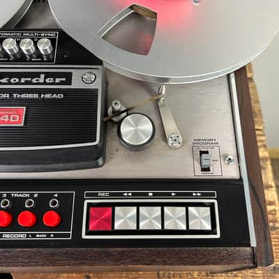 Dokorder 1140 Reel to Reel Tape Recorder 1970's - Silver / Brown - Local Pickup Only in Milwaukee, WI image 7