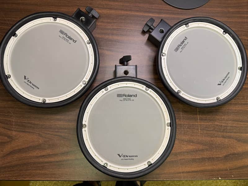 Roland PDX-8 Dual Trigger Mesh Head V-Drum Pad 3 Pack - C0M4590 - Roland OEM image 1