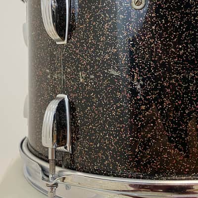 Ludwig 12x18"/8x12"/14x14"Jazzette w/ 5x14" Jazz Fest - Finest known. VIDEO. Rare Black Galaxy image 18