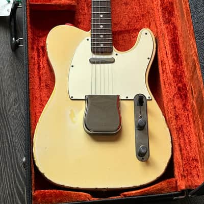 1967 Fender Telecaster Olympic White Custom Color All Original with CITES image 2