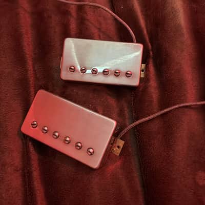PRS # 7 Treble & Bass Pickup Set w/ Original Nickel Covers image 3