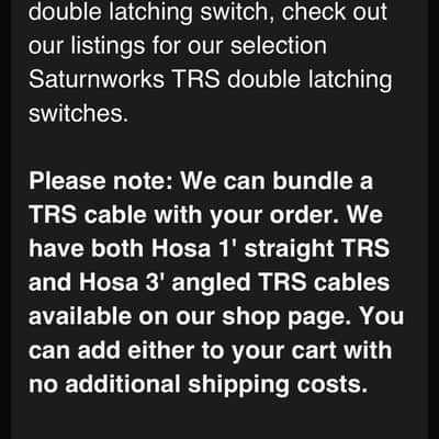 Saturnworks Dual Soft Touch Normally Open 2025 image 6