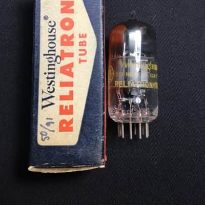 NOS WESTINGHOUSE 6AN8 Vintage AUDIO AMPLIFIER VACUUM TUBE Tested USA 7.3310-D image 1