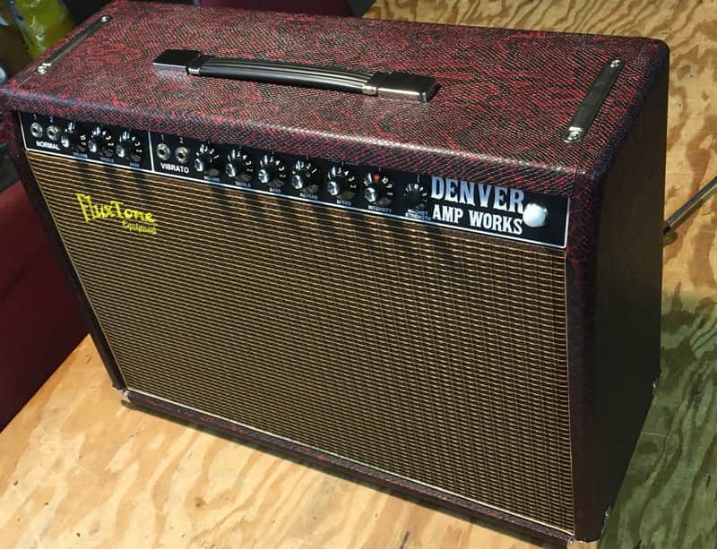 Denver Amp Works BlackFace DeLuxe Reverb Red SnakeSkin image 1
