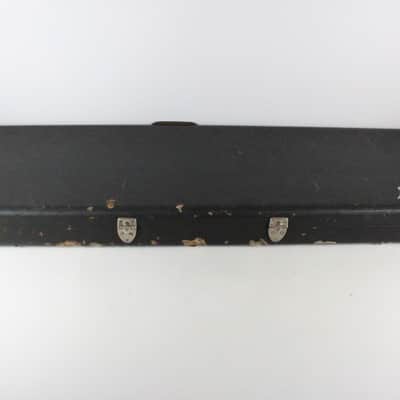 1967-1971 Black Fender Jazz Bass Precision Bass Hardshell CASE GREAT Red Interior Cheney England 1968 1969 1970 1972 1975 image 6