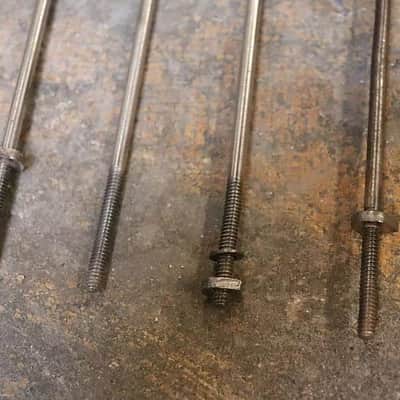Walberg & Auge Single Tension Drum Tension Rods 8pk Vintage 1900's image 5
