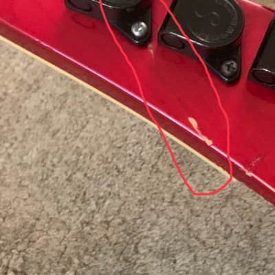 Kramer American Series Stagemaster Deluxe I late 1980's Translucent Red image 24