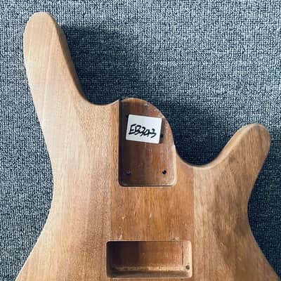 Mahogany Wood 4 String Electric Bass DIY Project Body image 4