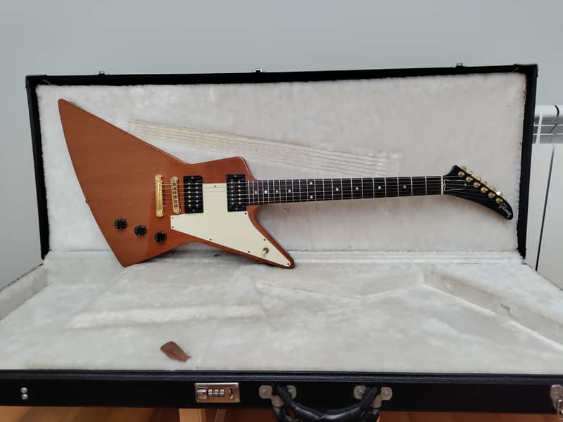 2007 Gibson Explorer '76 Reissue Natural w/OHSC | Reverb